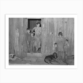 Part Of Family Of Tenant Farmer Hill Section, Mcintosh County, Oklahoma By Russell Lee Art Print