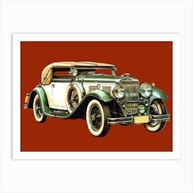 Vintage Car 2 Art Print