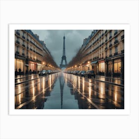 Rainy Day In Paris Art Print