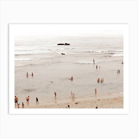 The Vintage Life In Summer At The Beach Portugal Travel Art Print