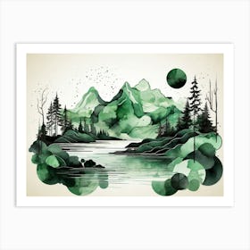 Landscape Painting 29 Art Print