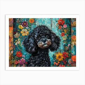 Poodle Fine Art Portrait 1 Art Print