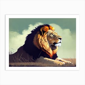 Lion king 11 Art Print