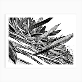 Leaf In The Wind Art Print