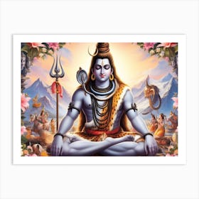 Lord Shiva Art Print