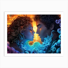 Oceans Of Love Art Print