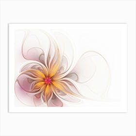 Abstract Flower 1 Art Print