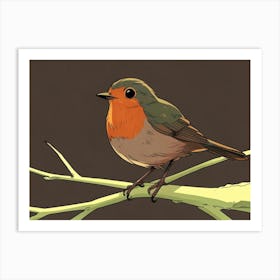 Robin 28 Art Print