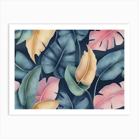 Tropical Leaves 16 Art Print