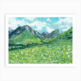 Switzerland Scenery Art Print