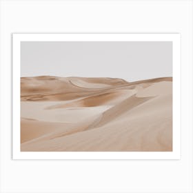 Rolling Sand Dunes Art Print