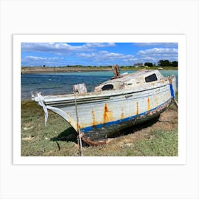 Old Boat On The Beach 1 Art Print