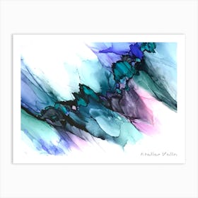 Abstract Watercolor Painting 1 Art Print