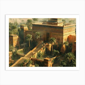 Egyptian Temple 8 Art Print