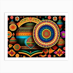 Indian Art Art Print