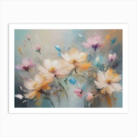 Abstract Flowers 4  Art Print