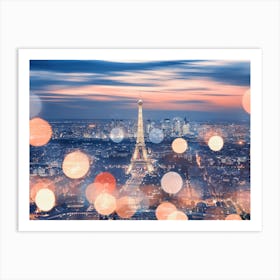 Paris By Night Art Print