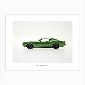 Toy Car 67 Camaro Green Poster Art Print