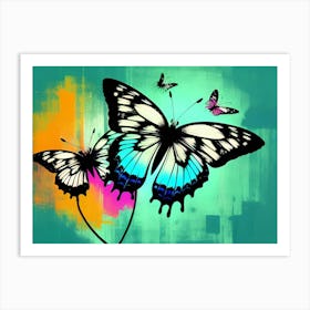 Butterfly Painting 117 Art Print