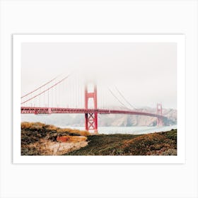 Golden Gate Bridge Scenery Art Print