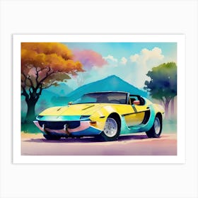 Nissan Gtr Art Print