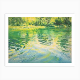 Reflections In The Water 2 Art Print