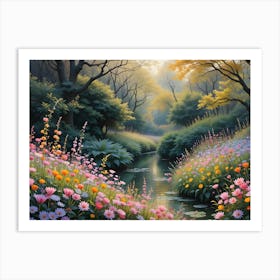 Garden In Bloom Art Print