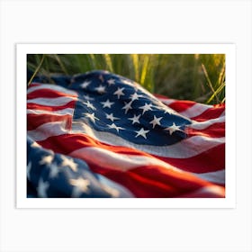 American Flag 10 Art Print