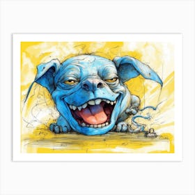 Sapphire Chuckles Art Print