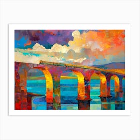 Scottish Railway Bridge Art Print