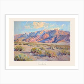 Western Landscapes Death Valley California 3 Poster Art Print