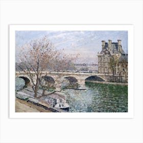The Pont Royal And The Pavillon De Flore (1903), Camille Pissarro Art Print