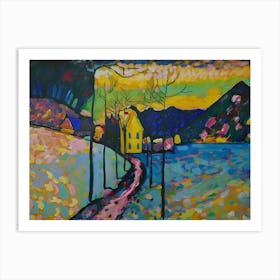 Wassily Kandinsky House In The Snow Art Print