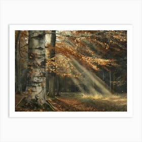 Autumn Rays Art Print