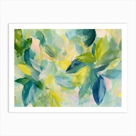 Abstract Of Leaves 6 Art Print