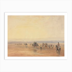 Crossing Lancaster Sands, David Cox Art Print