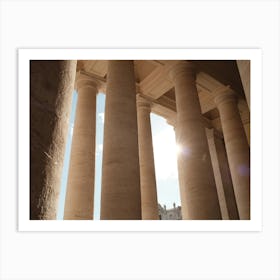 Columns in the Vatican Art Print