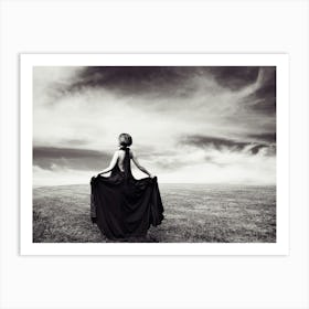 Woman In A Field Art Print