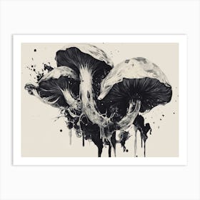 Mushroom Painting 2 Art Print