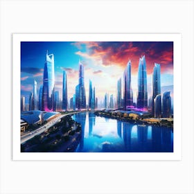 Night City Art Print