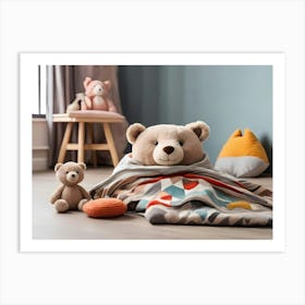 Teddy Bears 1 Art Print