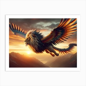 Lionbird Art Print