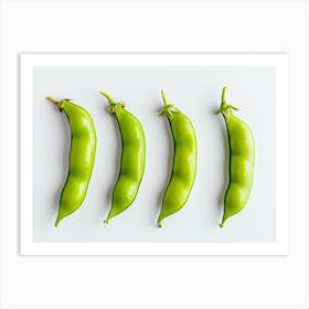 Green Pea Pods 1 Art Print