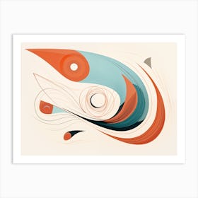 Abstract Fish Art Print