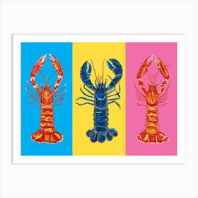 Lobster Pop Art Art Print