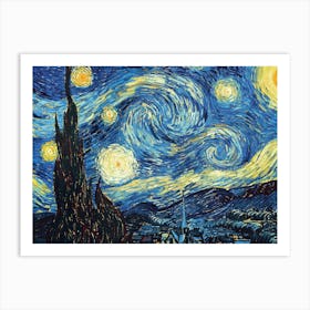 Starry Night Art Print