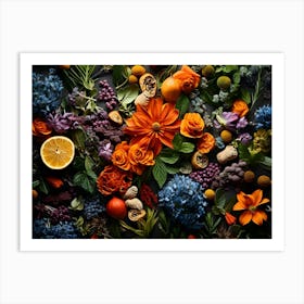 Kitchen Flowers 5 Art Print