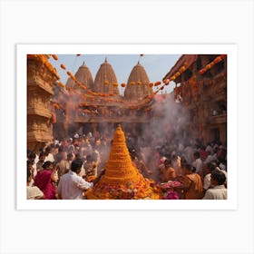 Hindu Temple Art Print