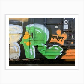 Graffiti - Box Car North America Art Print