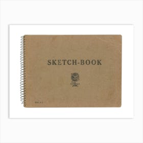 Sketchbook With Various Studio Drawings, Mikuláš Galanda Art Print